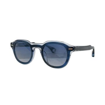 Fendi round frame glasses blue/black/transparent black/eggplant/green/grey/leopard/brown leopard color Size 46口25-145