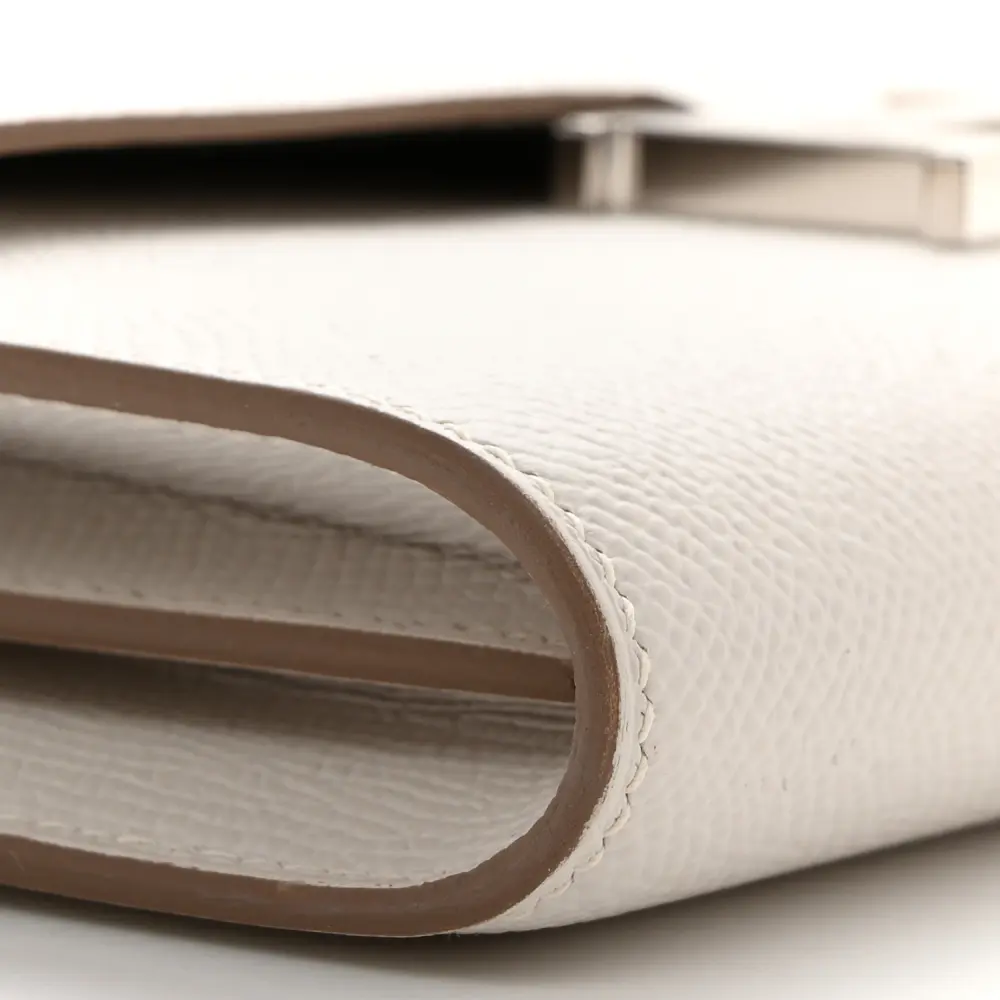 Hermès Constance Long To Go Wallet Gris Pâle Epsom Leather Silver Hardware - 图片 4