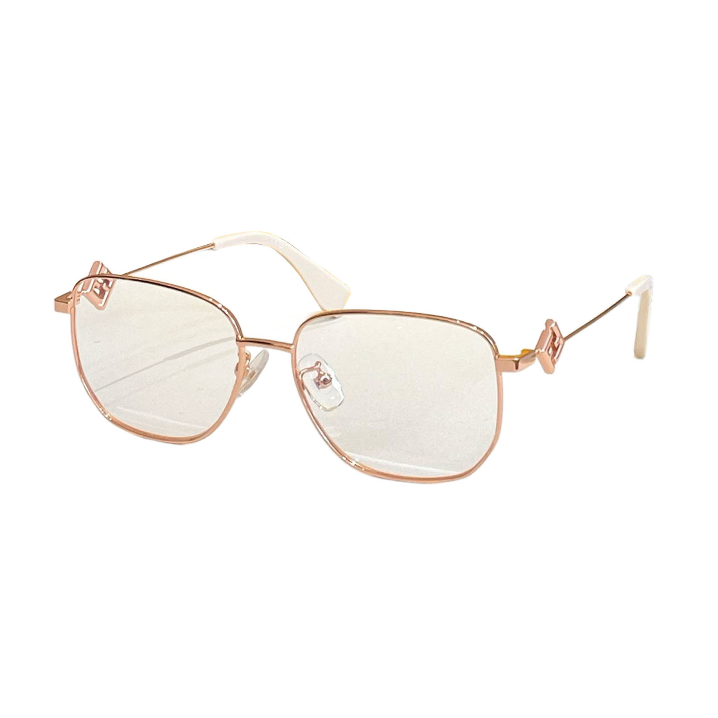 Fendi glasses silver/gold/rose gold/brown/eggplant/sepia/green/black gold color Size 56口16-140 - 图片 3