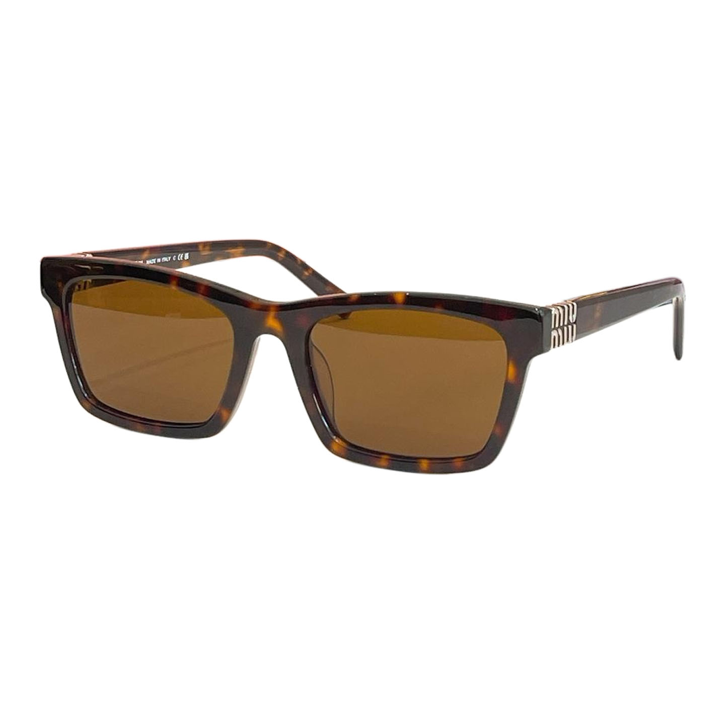 Miu Miu square frame glasses black/ivory/pink/green/leopard color Size 55口20-140 - 图片 7