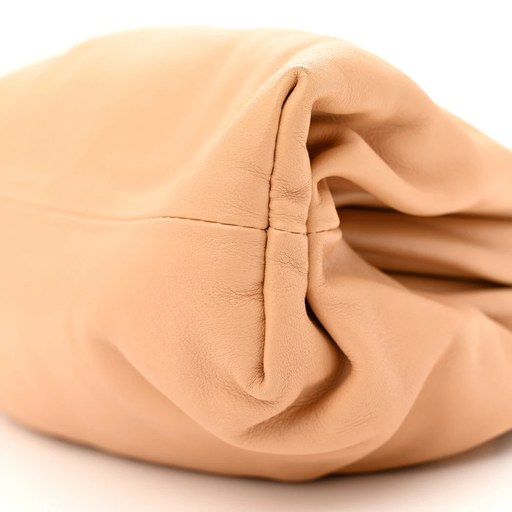 Bottega Veneta Mini Teen Pouch Almond Calfskin Leather - 图片 5