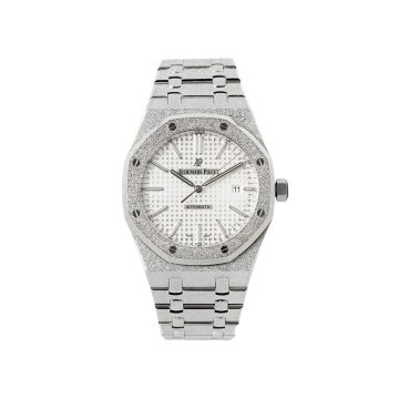 AUDEMARS PIGUET-ROYAL OAK-REF.15410BC.GG.1224BC.01-Frosty Gold White Dial-41MM