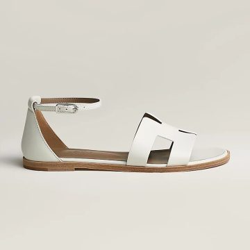 HERMES Santorini white Sandal