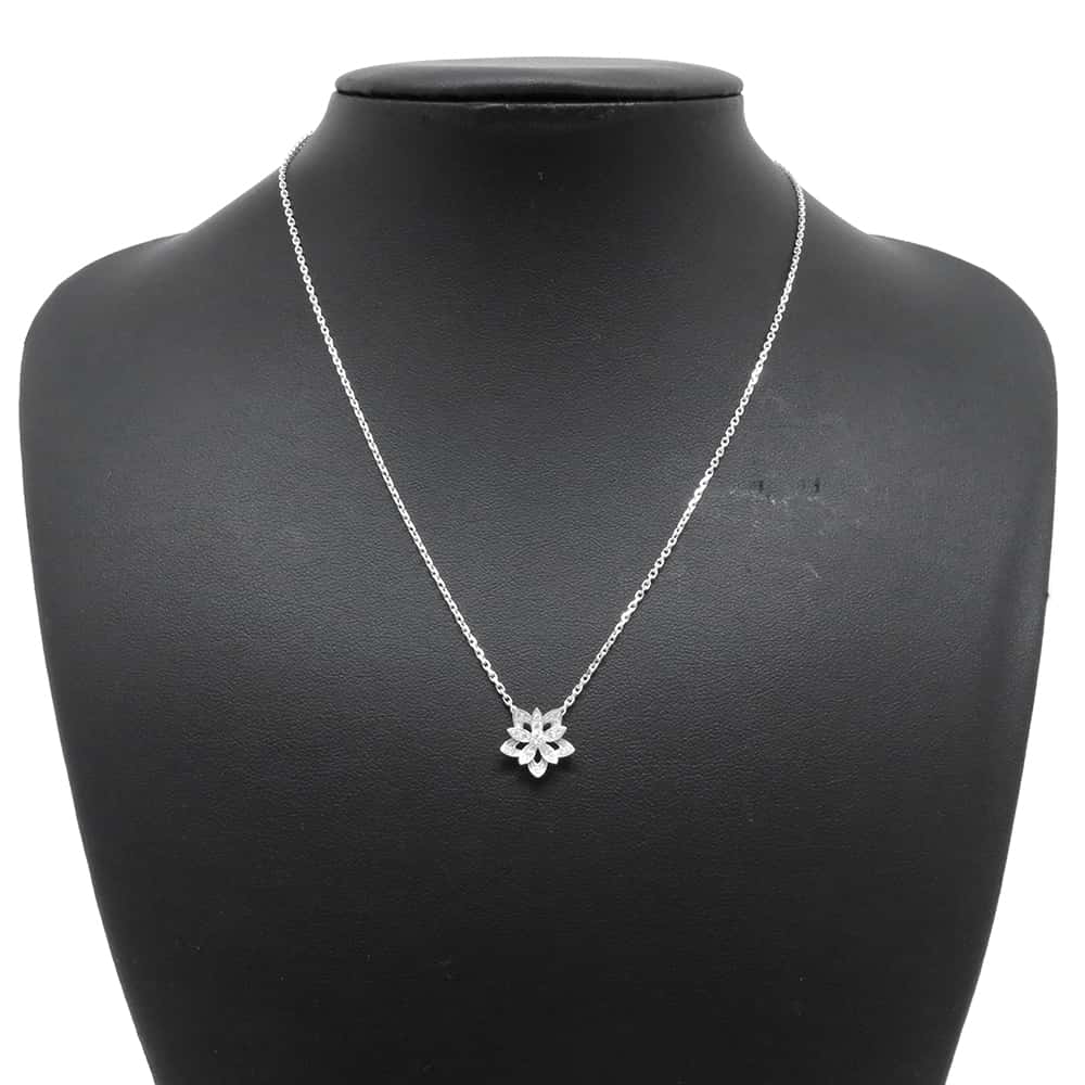 Van Cleef & Arpels Lotus Necklace Size Mini - 图片 4