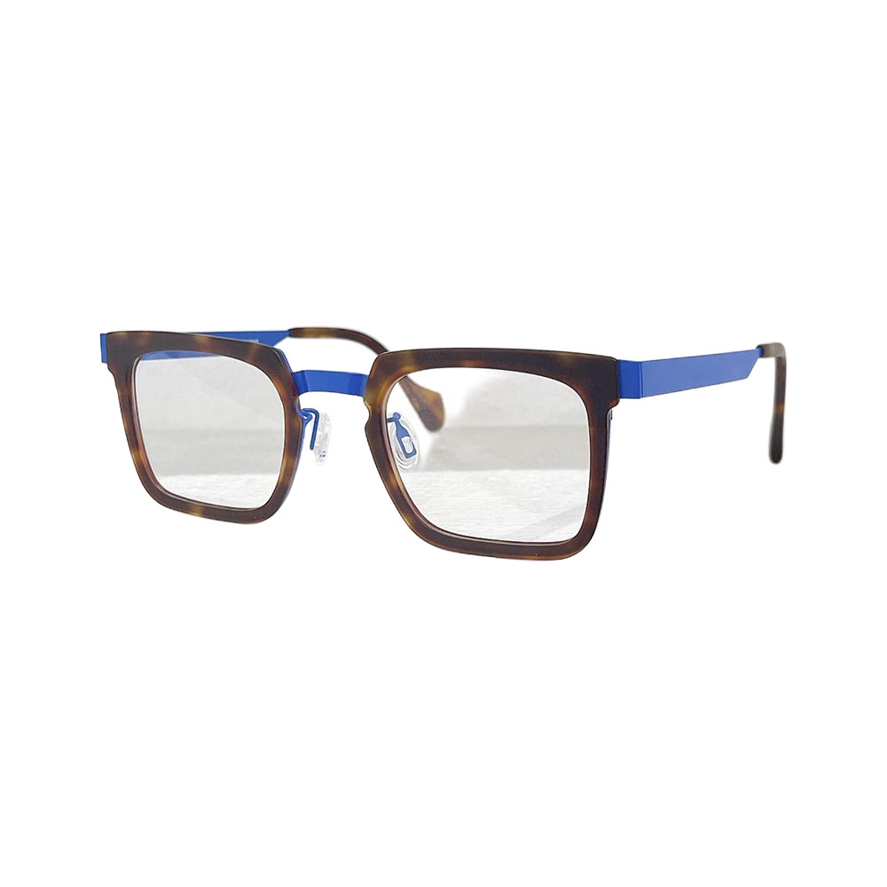 Valentino square frame glasses grey leopard/yellow leopard/brown leopard color Size 48口25-148 - 图片 4