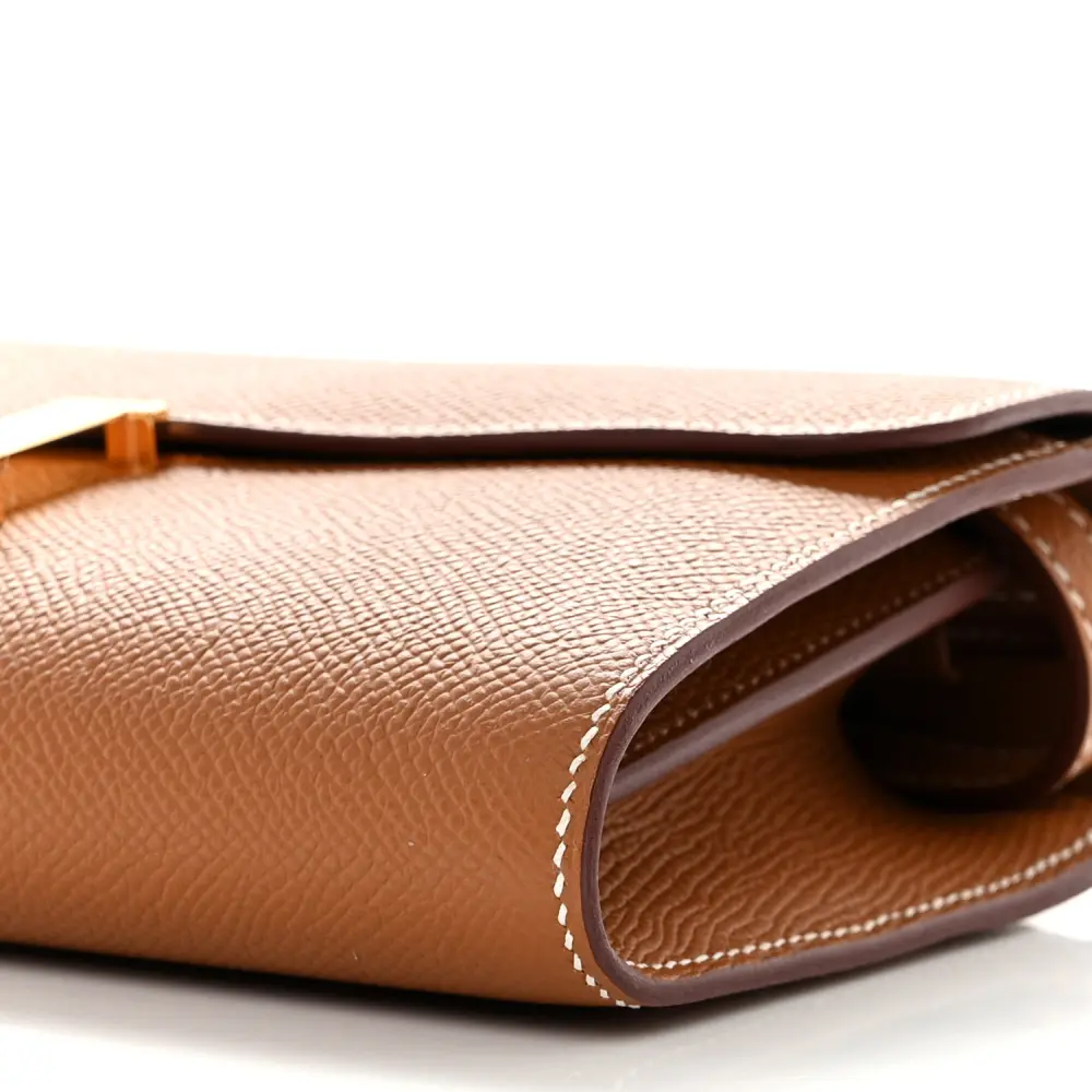 Hermès Constance Long Wallet To Go Brown Epsom Leather Gold Hardware - 图片 5