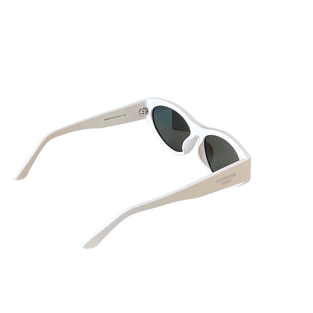 Balenciaga Cat Eye glasses white/green leopard/black leopard/coffee/black color Size 60口17-145 - 图片 3