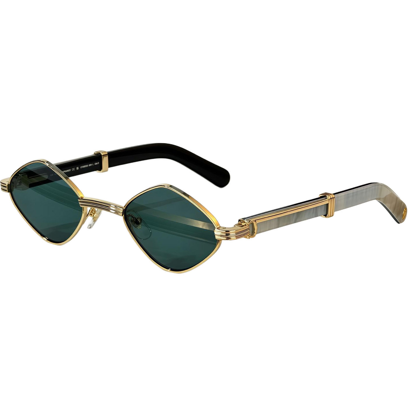 Cartier glasses black/black brown/blue/green/brown/black gold color Size 51-22-145 - 图片 4