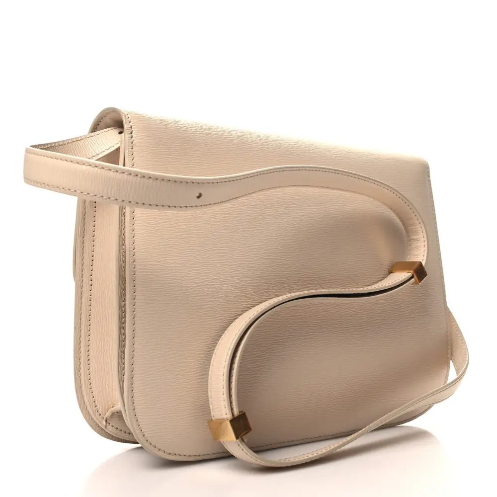Celine Medium Classic Box Flap Bag Powder Liege Calfskin Leather Gold Hardware - 图片 3