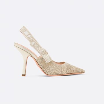 Dior pointed stiletto heels apricot high heels shoes