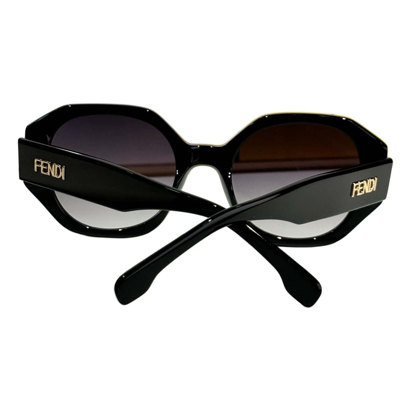 Fendi glasses black/black brown/brown/brown monogram color Size 52-23-142 - 图片 2