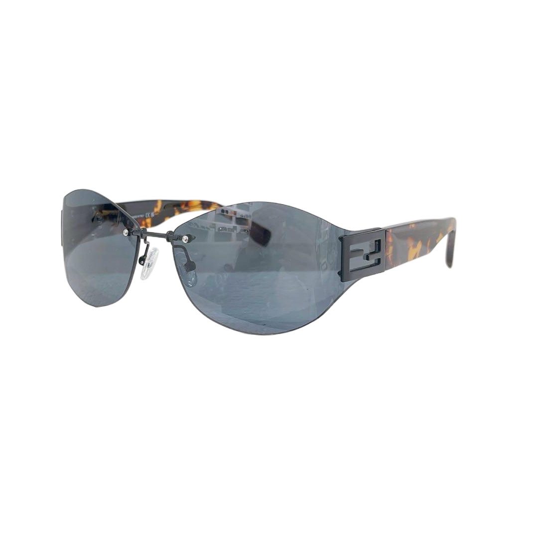 Fendi glasses black leopard/pink/silver/brown leopard/purple/grey color Size 58口18-140