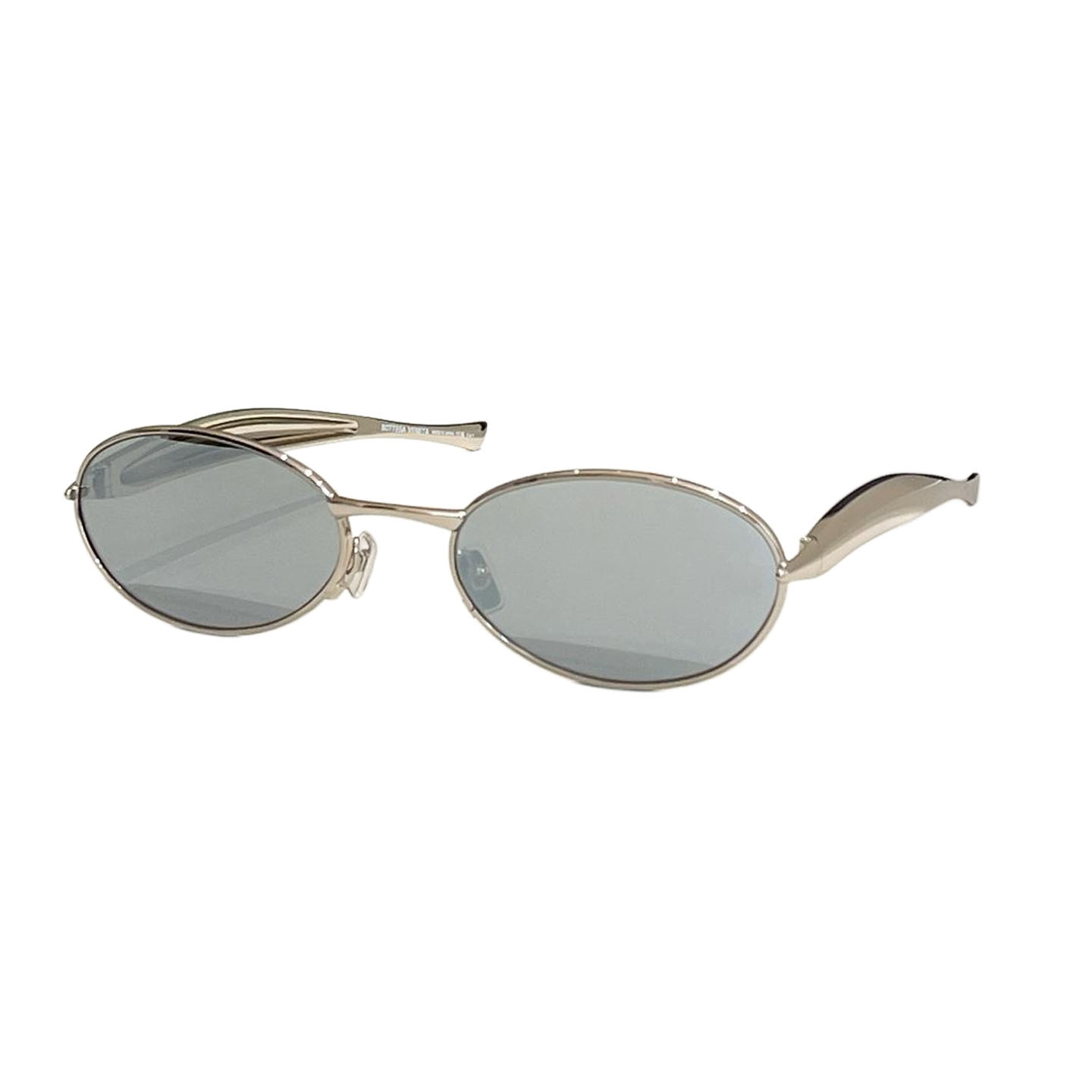 Bottega Veneta Oval glasses green/brown/silver/apricot/black gold/black silver/yellow/eggplant color Size 57口21-135 - 图片 3