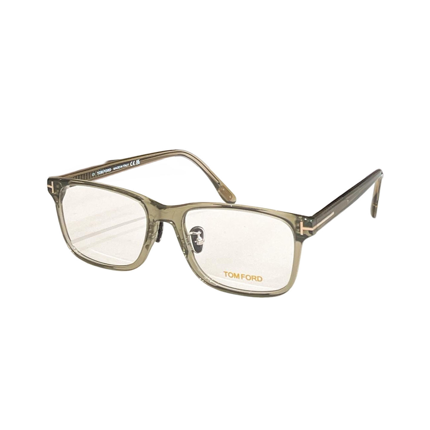 Tom Ford square frame glasses green/black/grey/blue/leopard/citron color Size 55口17-145 - 图片 7