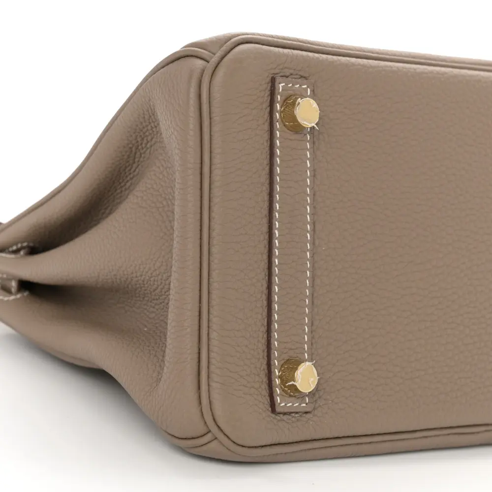 Hermès Birkin 25 Etoupe Togo Leather Gold Hardware - 图片 4
