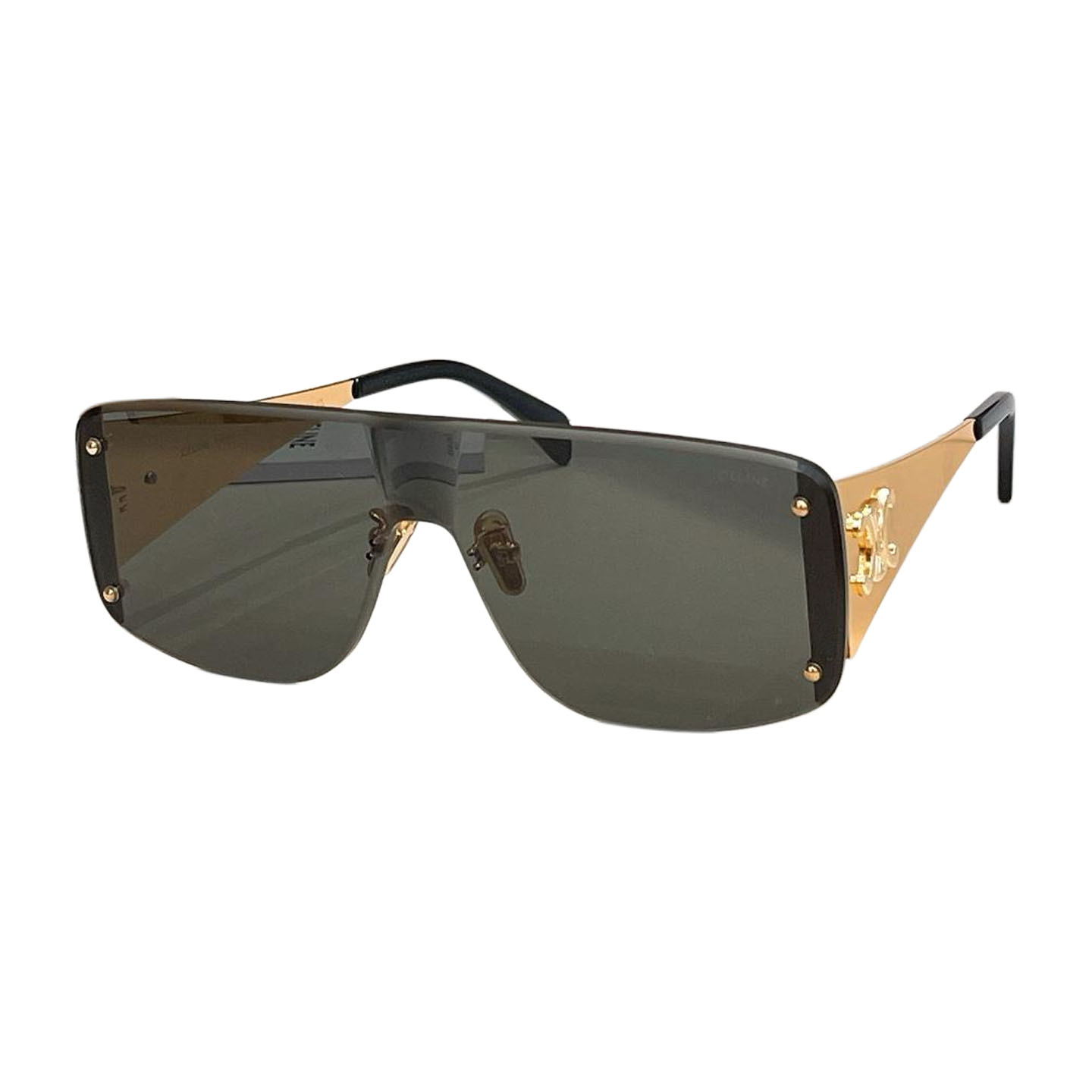 Celine Mask glasses black gold/blue/purple/brown/black silver/gold white color Size 57口17-142