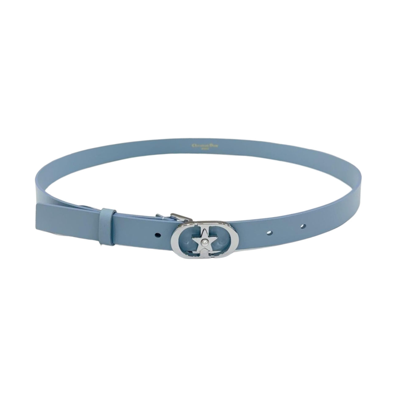 Dior Women' s Lucky 30 Montaigne Star Buckle Belt In Black/Red/White/Pink/Musturd/Brown/Khaki/Silver/Gold/Blue/Grey Calfskin With Gold/Silver Hardware 20mm - 图片 9