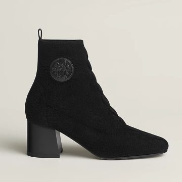 HERMES Jenna  Black ankle boots
