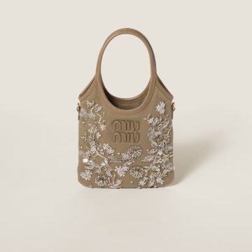 Miu Miu IVY Beaded embroidery Shoulder Bags