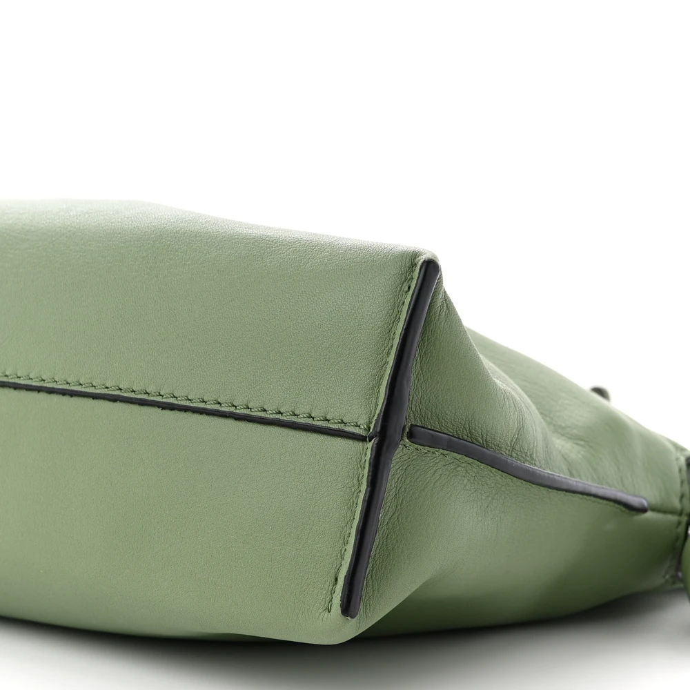 Loewe Flamenco Knot Bag Mini Avocado Calfskin Leather - 图片 5