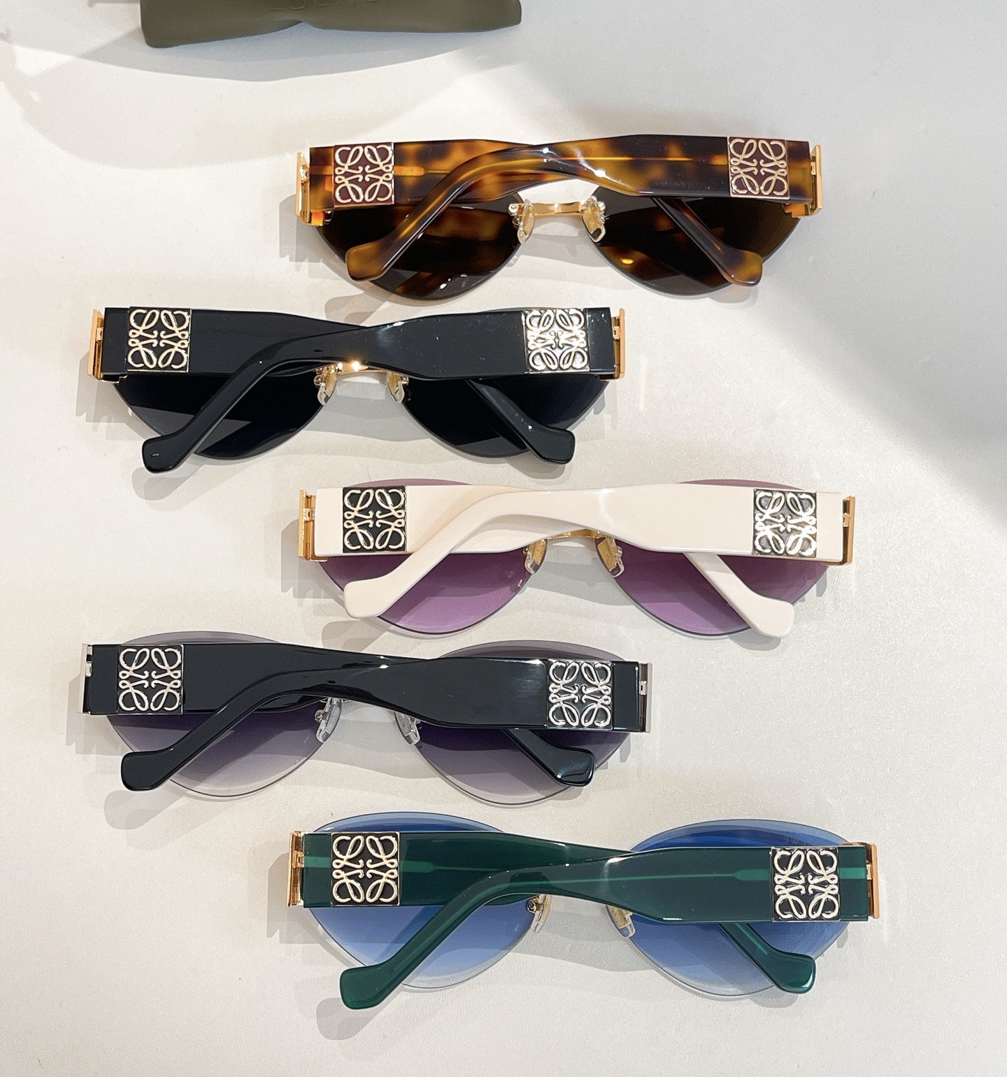 Loewe glasses blue/black/eggplant/leopard brown/purple white color Size 65口15-140 - 图片 8