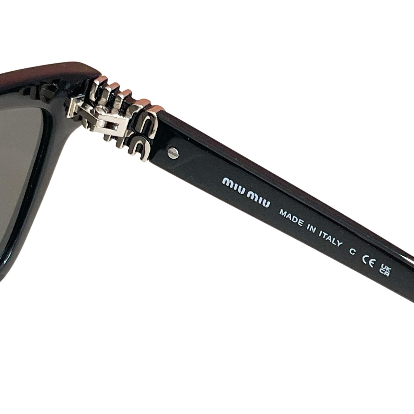Miu Miu square frame glasses black/ivory/pink/green/leopard color Size 55口20-140 - 图片 3