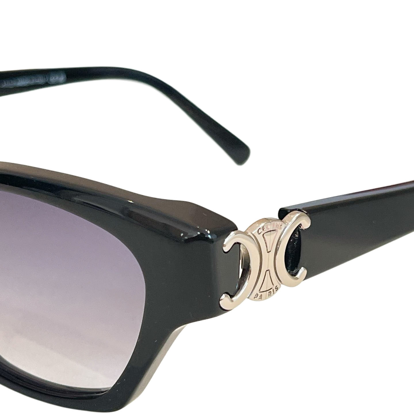 Celine Wrap glasses black silver/tawny/leopard/black gold/grey gold/brown gold color Size 55口18-145 - 图片 2