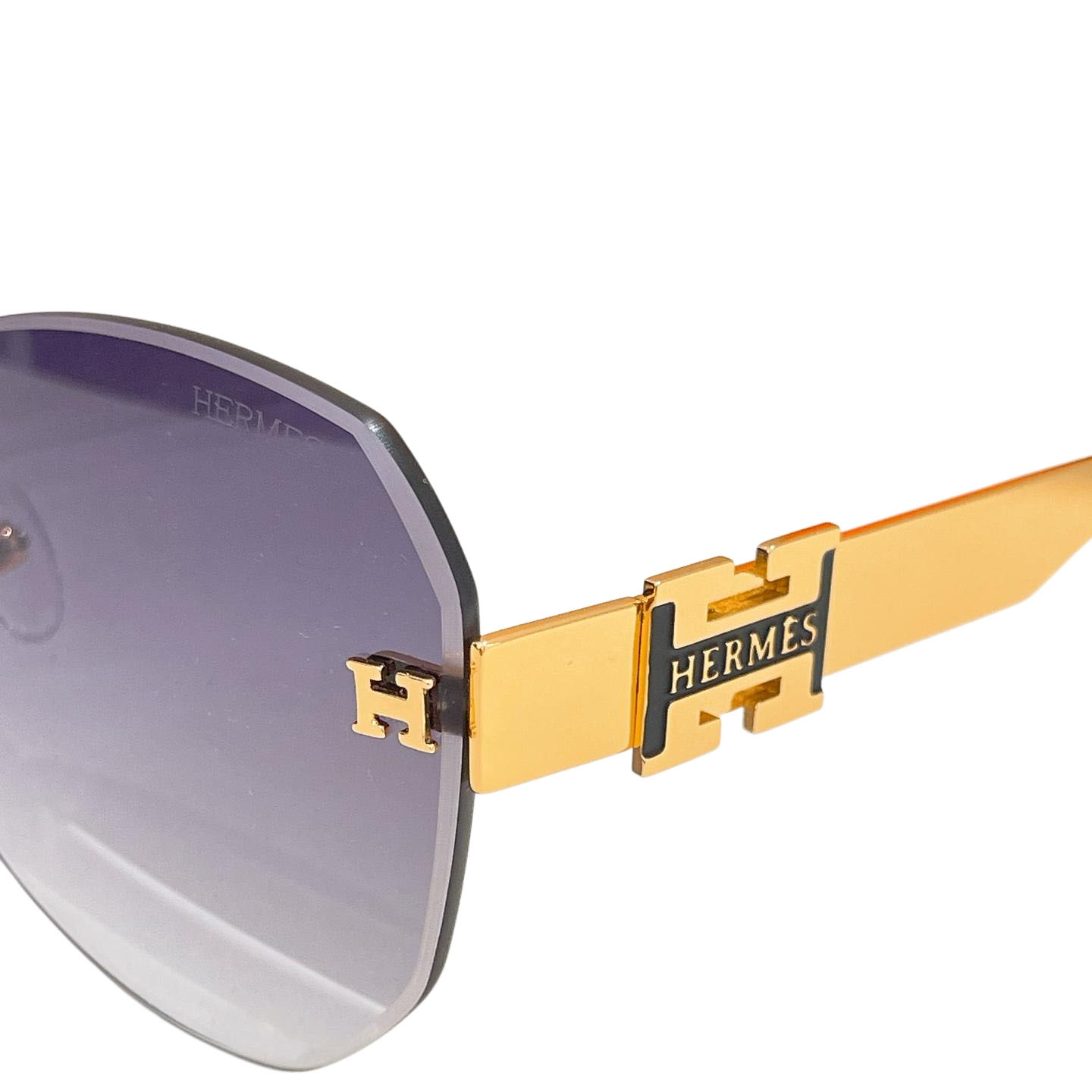 Hermès glasses purple gold/purple silver/black gold/brown/red/blue color Size 60口18-140 - 图片 2
