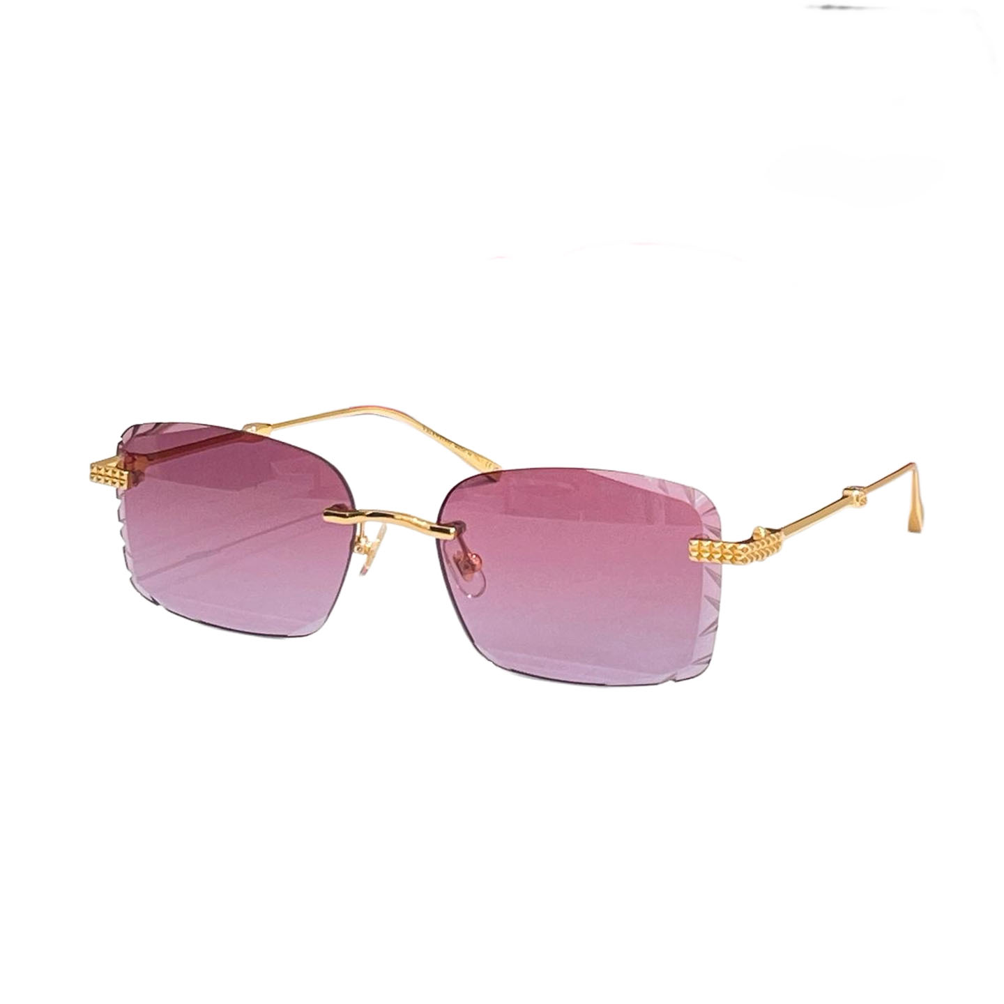 Valentino square frame glasses orange/purple/eggplant/blue/brown/black/gun black color Size 60口18-145 - 图片 2