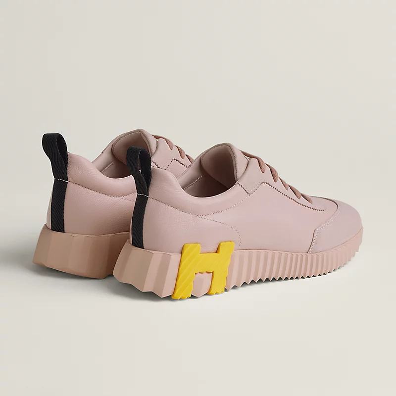 HERMES Pink Sneakers Bouncing Sports Shoes - 图片 3