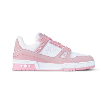 Louis Vuitton White with Pink Sneakers