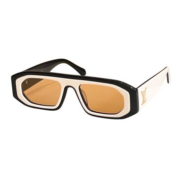 Louis Vuitton square frame glasses orange/black/red/white/blue/leopard color Size 53口22-145