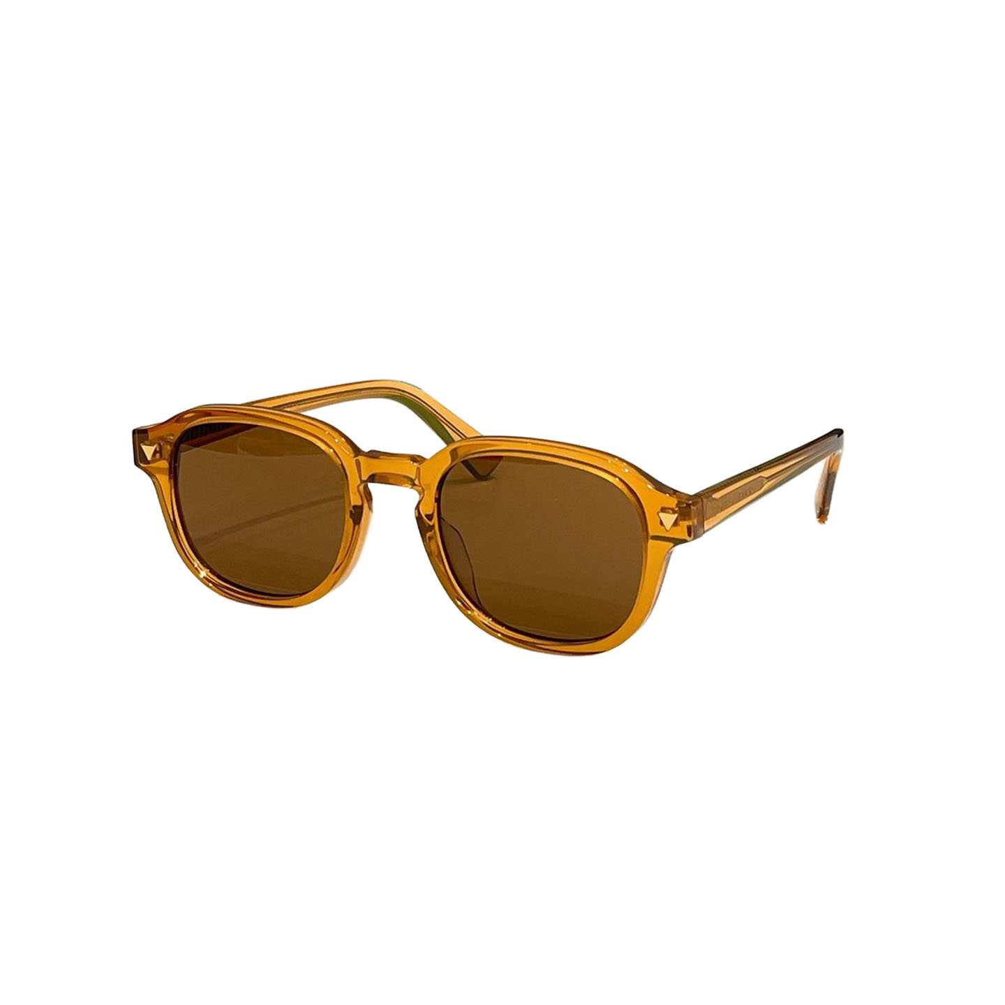 Bottega Veneta square frame glasses green/black/black leopard/brown leopard/orange black/brown black/tawny color Size 49口21-145 - 图片 7