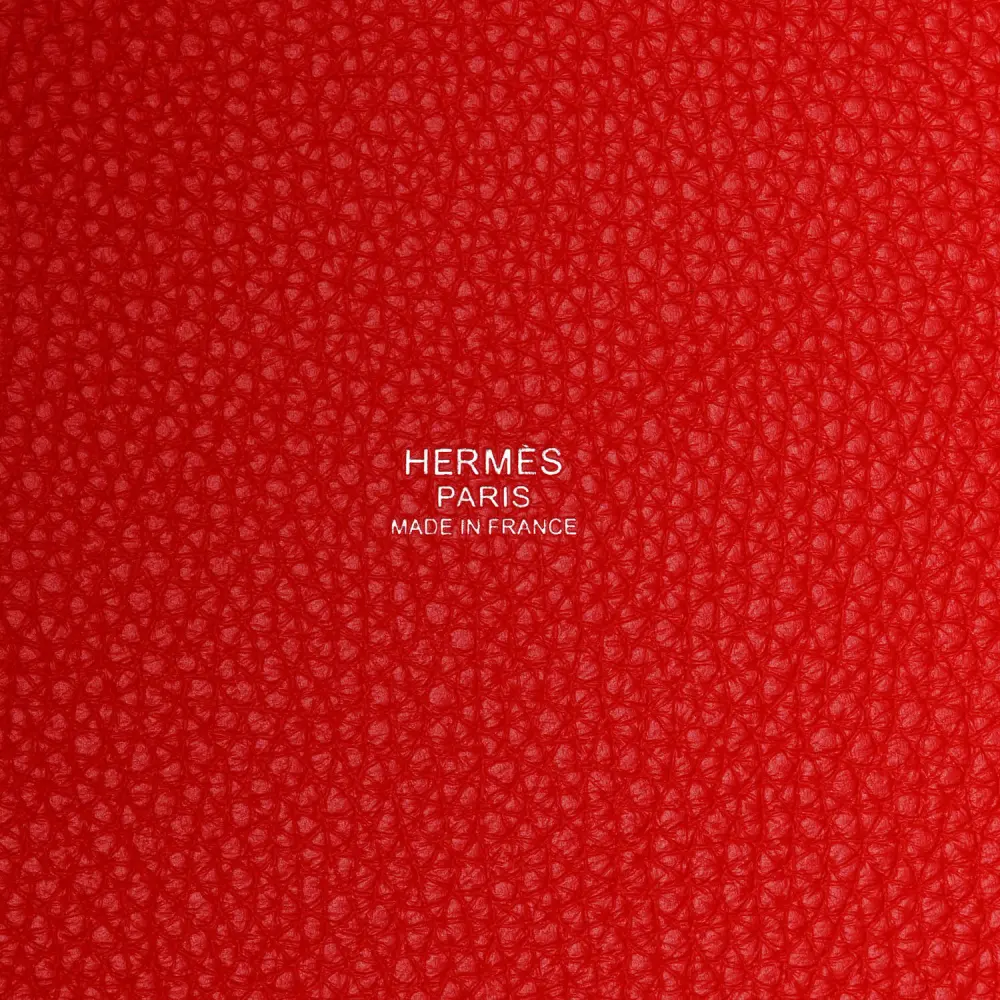 Hermès Casaque Picotin Lock 22 MM Rose Extrême / Rose Mexico / Rouge de Coeur Taurillon Clemence Leather Palladium Silver Hardware - 图片 2