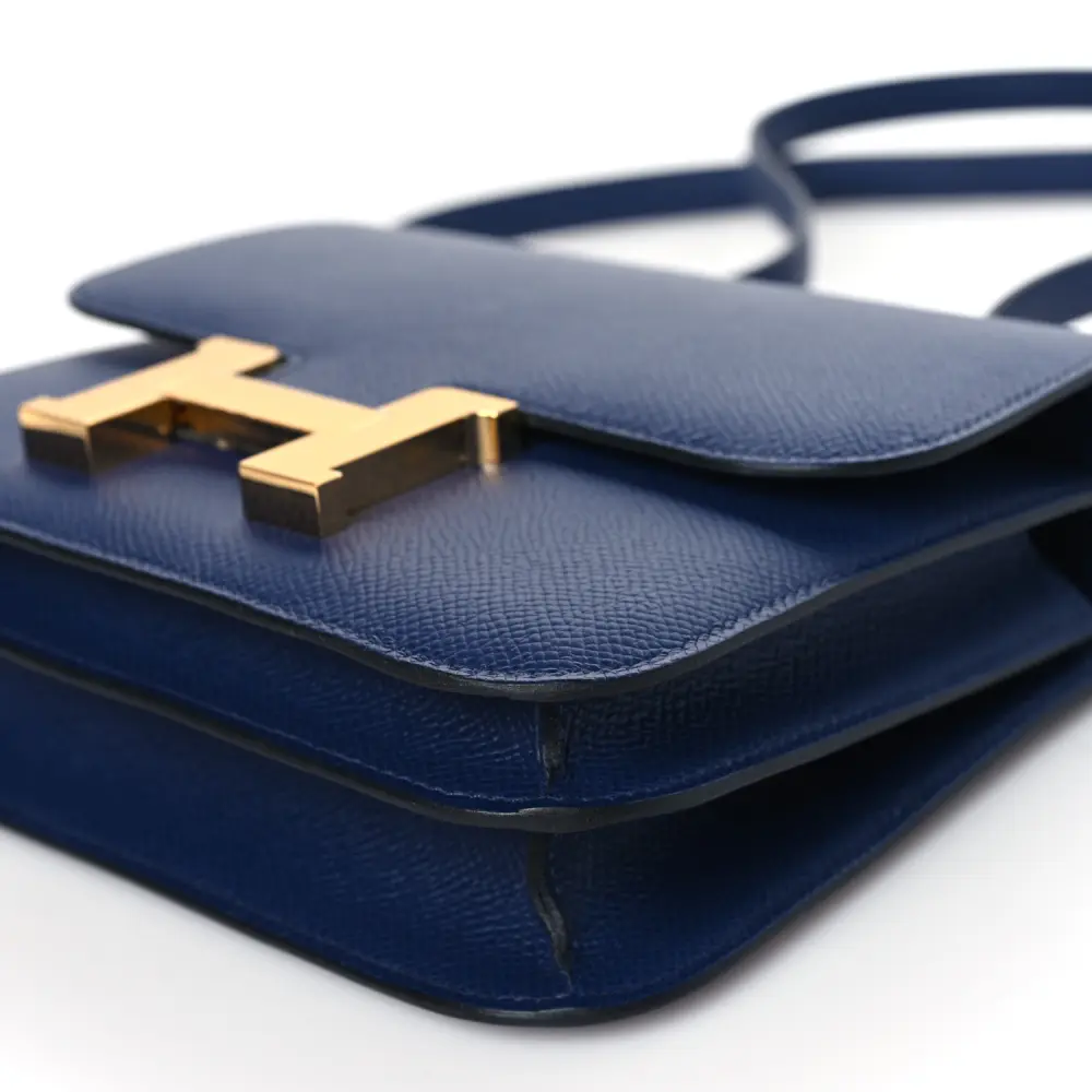 Hermès Constance 18 Bleu Saphir Epsom Leather Gold Hardware - 图片 5