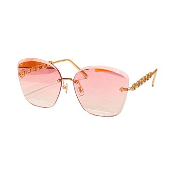 Louis Vuitton Butterfly glasses coral pink/black/brown/eggplant color Size 61口14-140