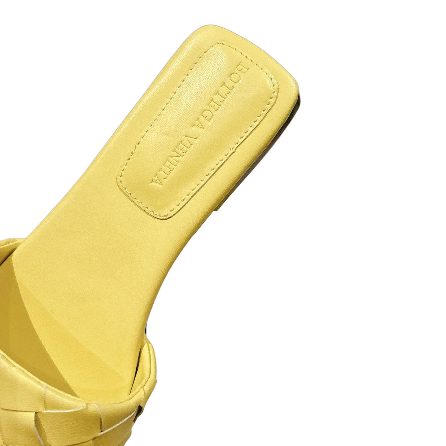 Bottega Veneta Parco Mule In Yellow Intrecciato Leather Flat Mule Sandal - 图片 4