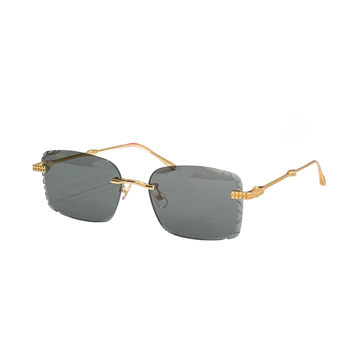 Valentino square frame glasses orange/purple/eggplant/blue/brown/black/gun black color Size 60口18-145 - 图片 6