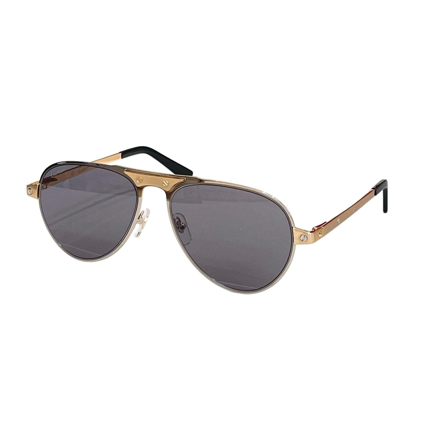 Cartier Pilot glasses blue gold/green gold/brown gold/grey gold/grey silver color Size 54口20-145 - 图片 6