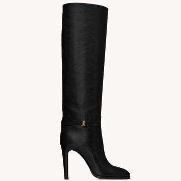 Yves Saint Laurent Black leather boots