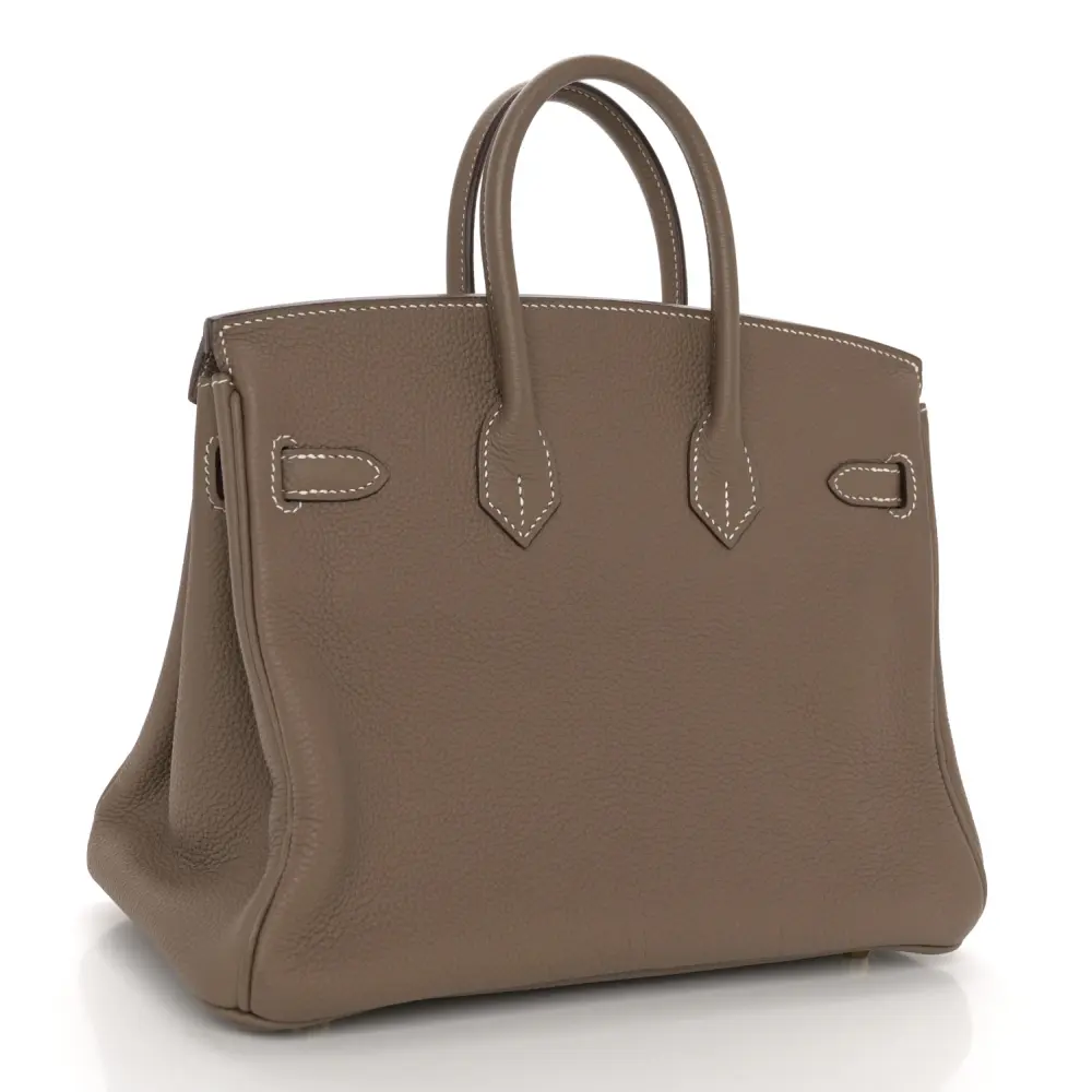 Hermès Birkin 25 Etoupe Togo Leather Gold Hardware - 图片 3