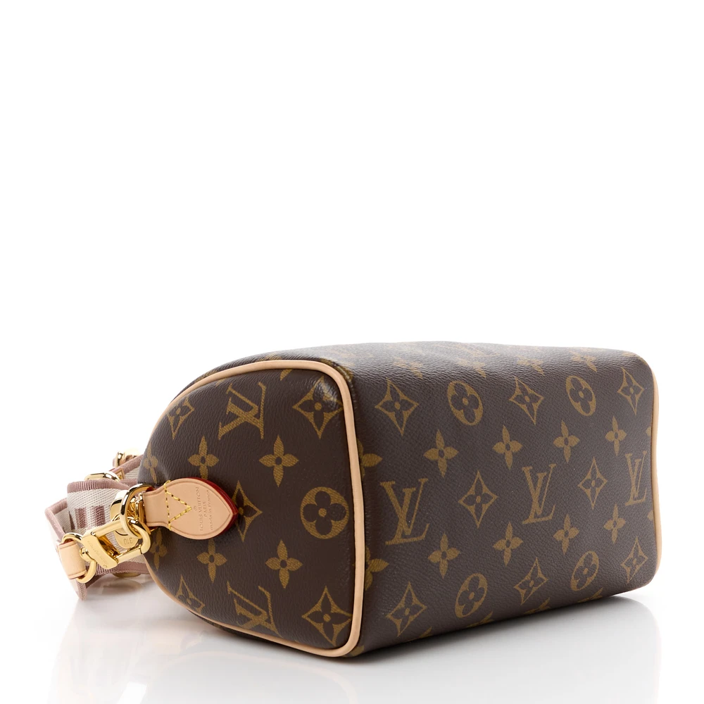 Louis Vuitton Speedy Bandouliere 20 Beige Monogram Canvas - 图片 6