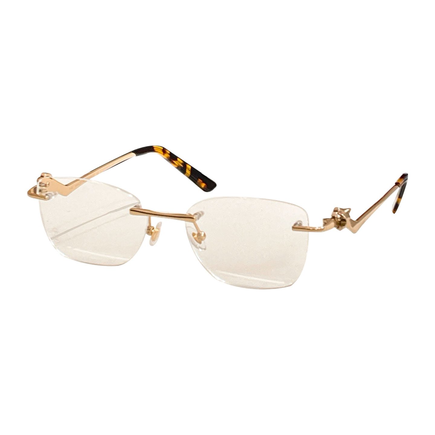 Cartier glasses black gold/black silver/brown gold/black rose gold/blue/brown rose gold/silver/leopard color Size 57口17 140 - 图片 8