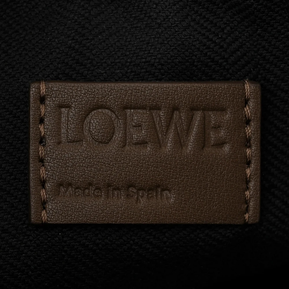 Loewe Cubi Crossbody Bag Small Winter Brown Jacquard Supple Smooth Calfskin Leather - 图片 2