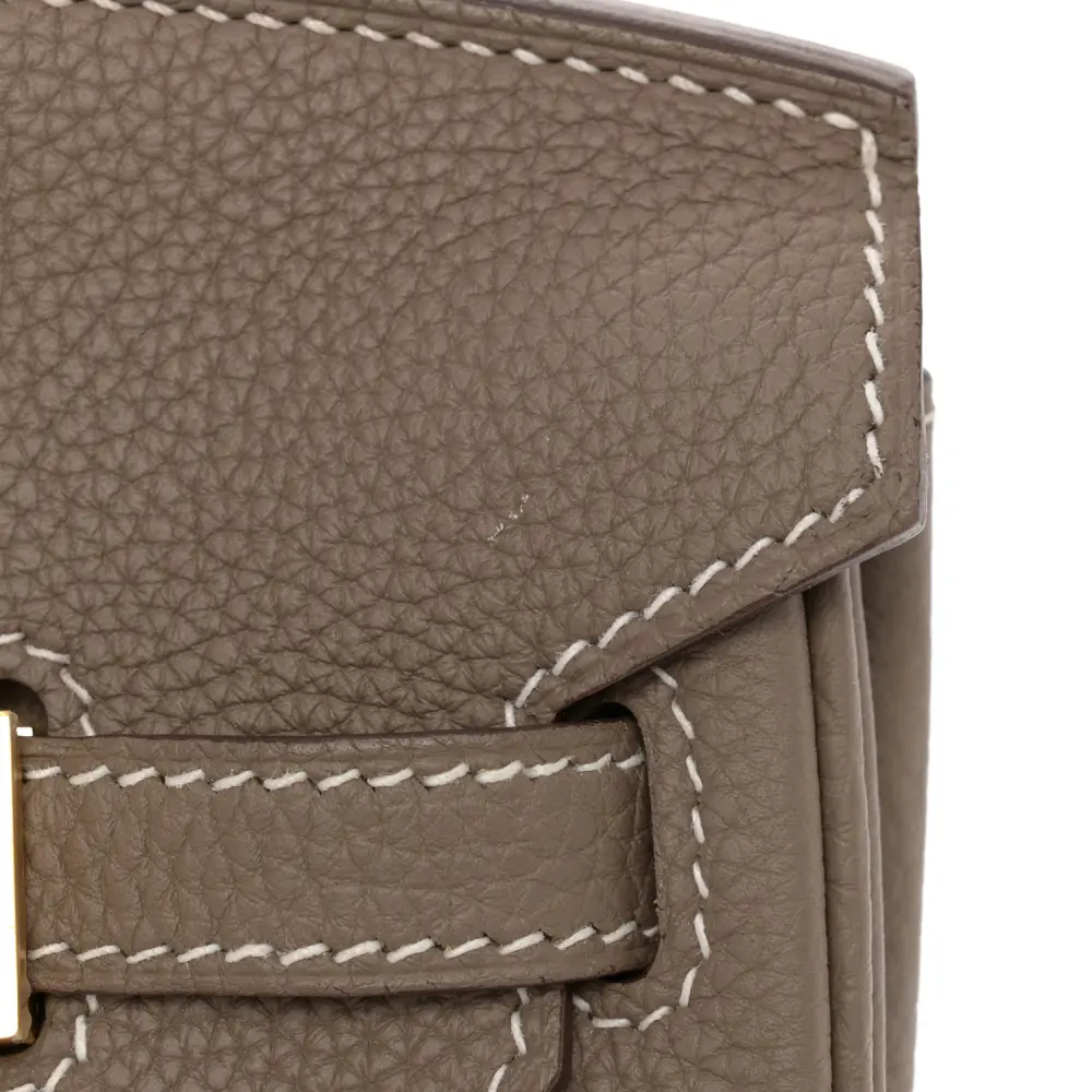 Hermès Birkin 25 Etoupe Togo Leather Gold Hardware - 图片 10