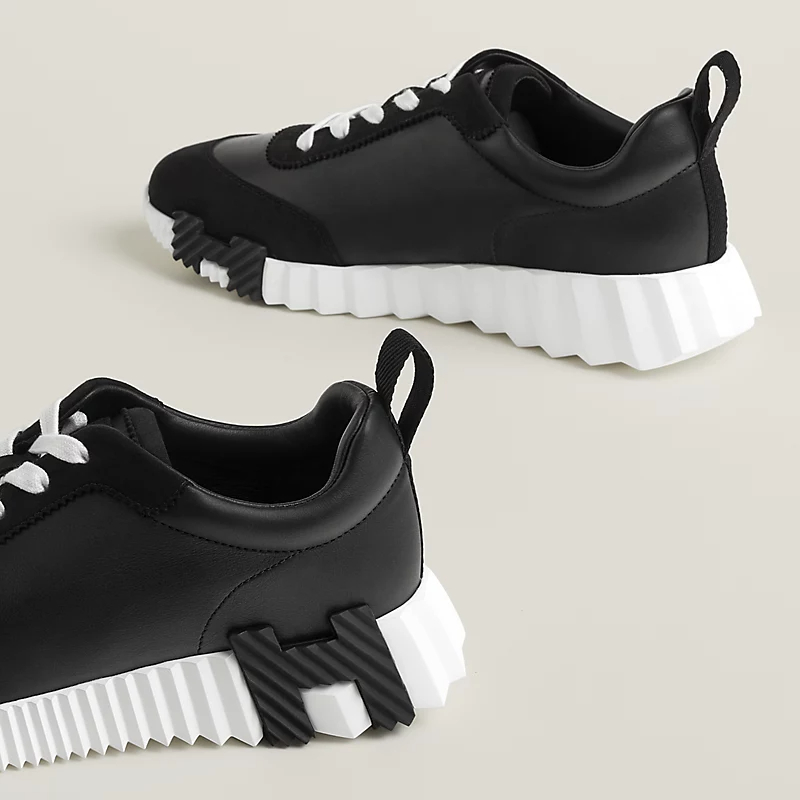 HERMES Black Sneakers Bouncing Sports Shoes - 图片 5