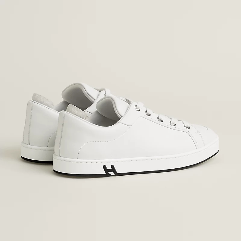 HERMES Kid Sneakers White Sports Shoes - 图片 2
