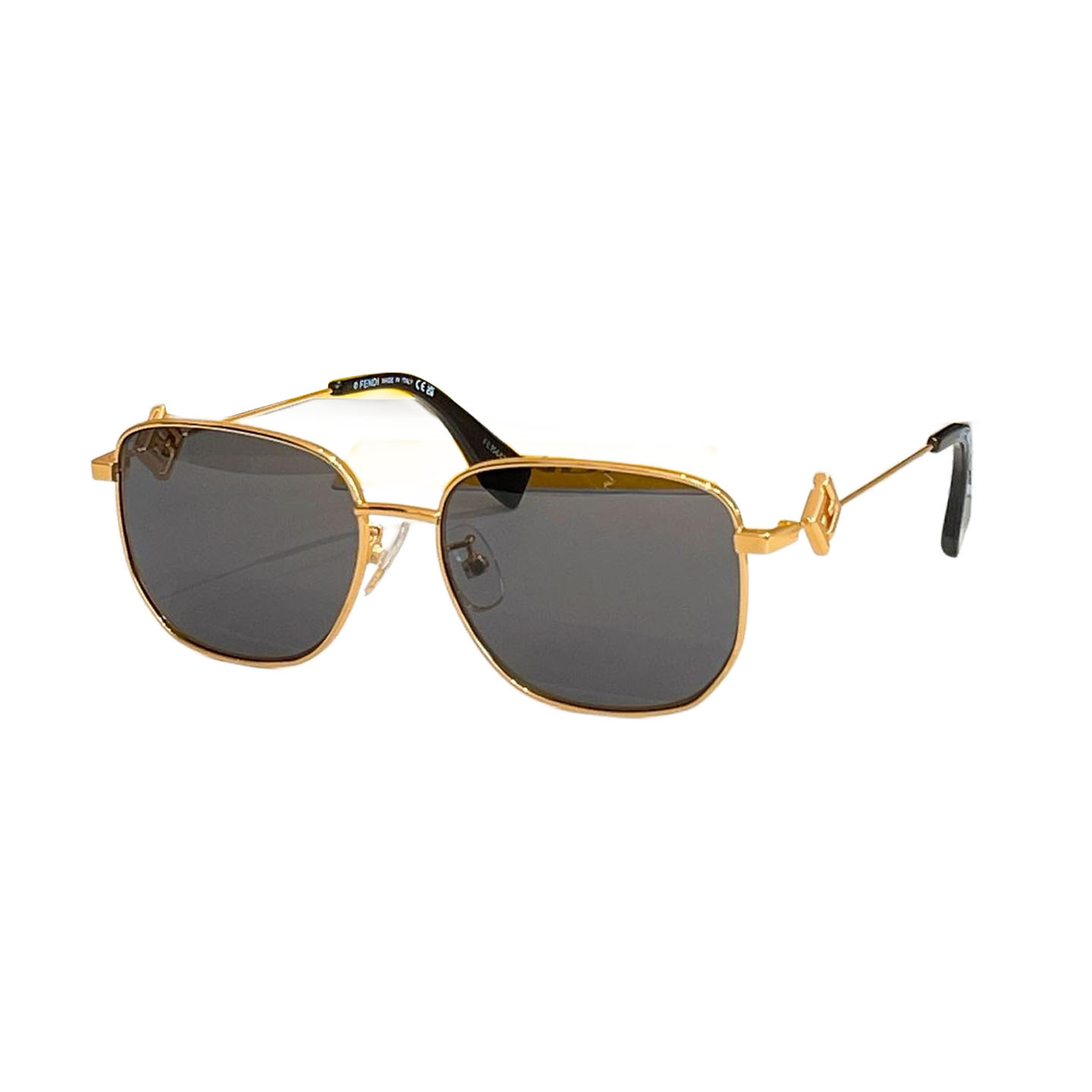 Fendi glasses silver/gold/rose gold/brown/eggplant/sepia/green/black gold color Size 56口16-140 - 图片 8