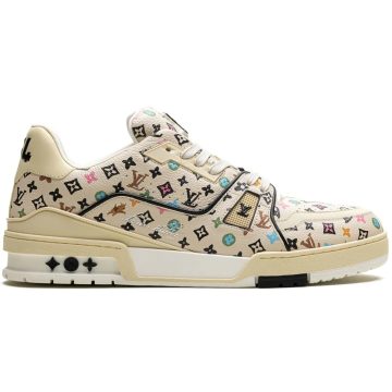 Louis Vuitton Beige LV patterned sneakers