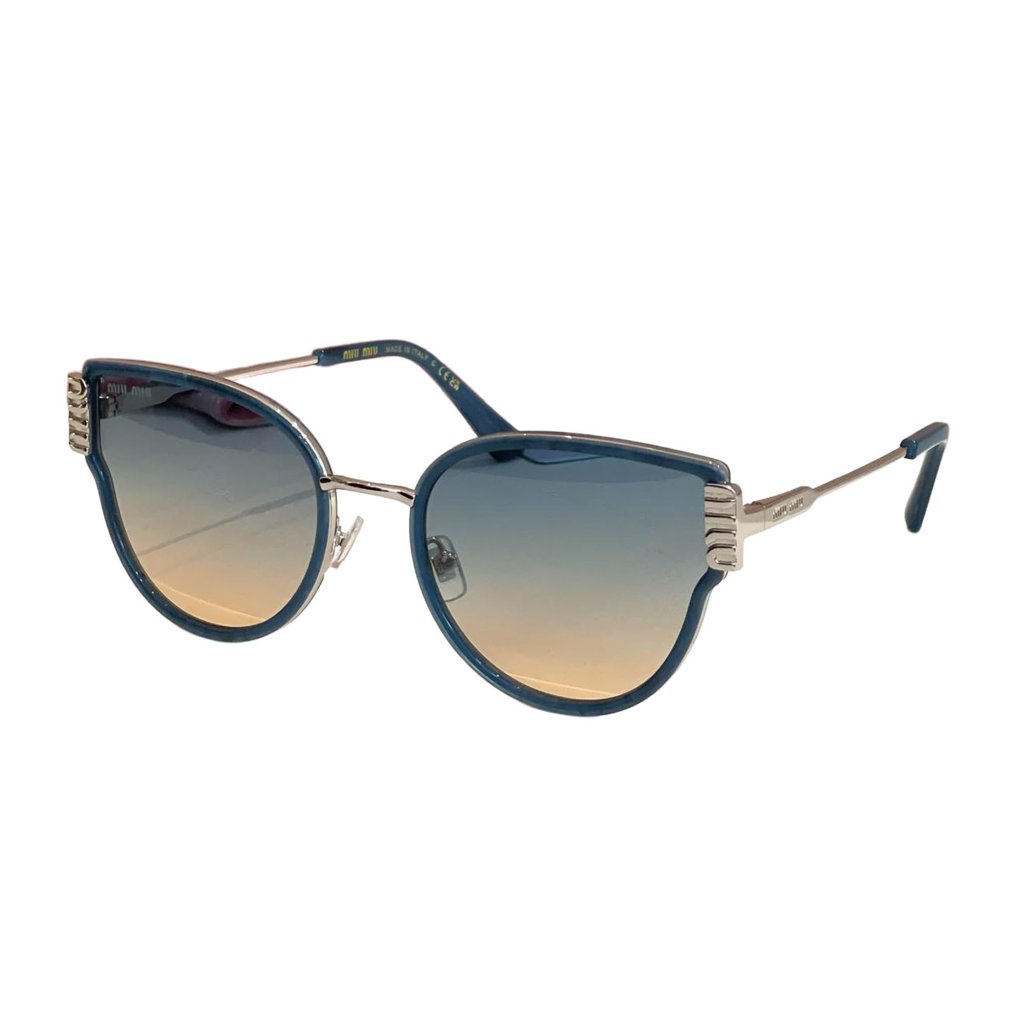 Miu Miu Butterfly glasses purple silver/purple gold/leopard/teal/pink/white color Size 56口21-145 - 图片 5